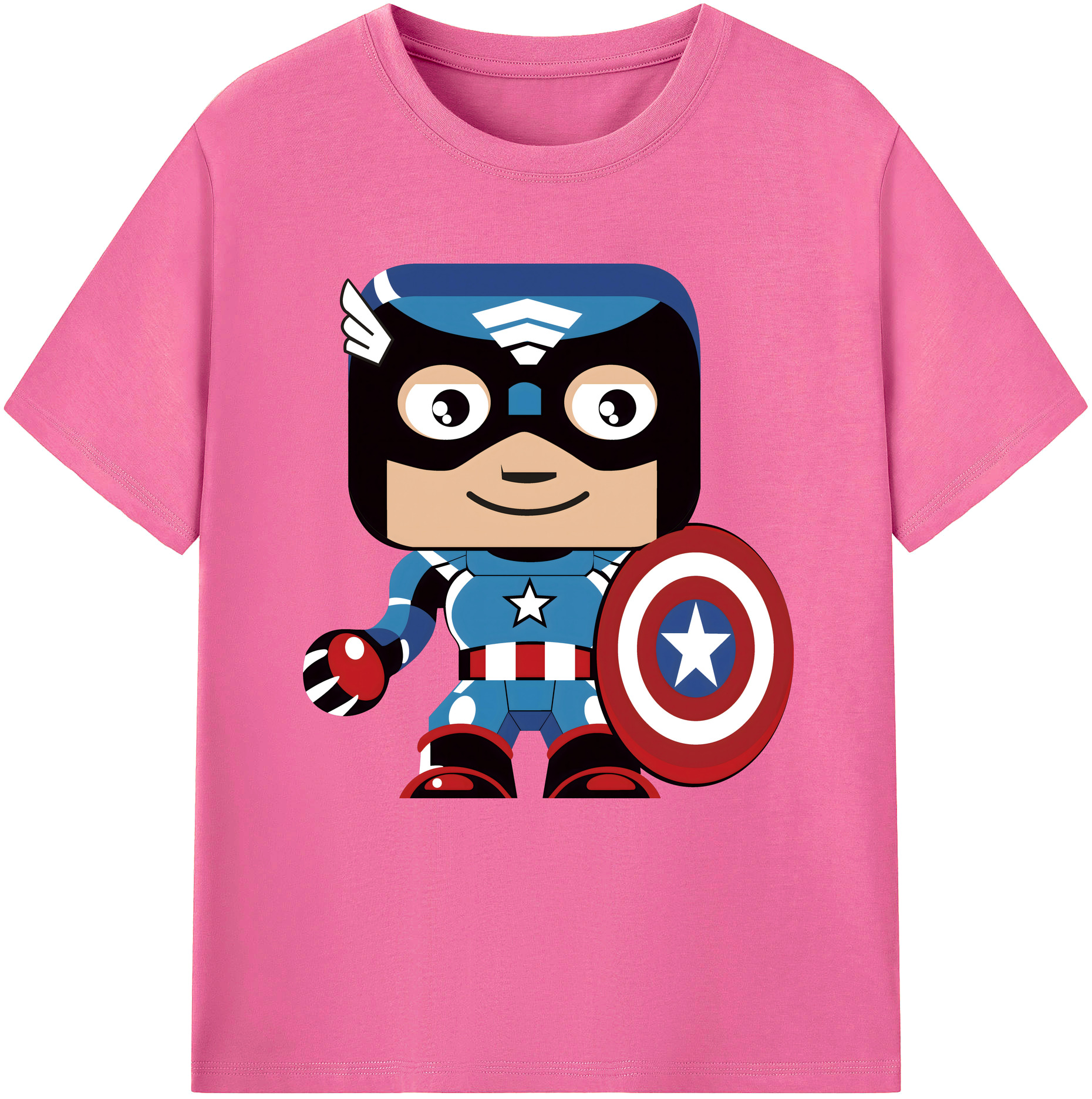 （画像用） アベンジャーズ The Avengers レディースカジュアルプリントTシャツ（綿100％）